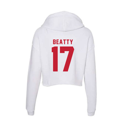 Miami of Ohio - NCAA Softball : Campbell Beatty - Women's Crop Fleece Hoodie-1