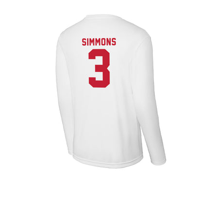 Miami of Ohio - NCAA Football : Quintin Simmons - Activewear Long Sleeve T-Shirt-1