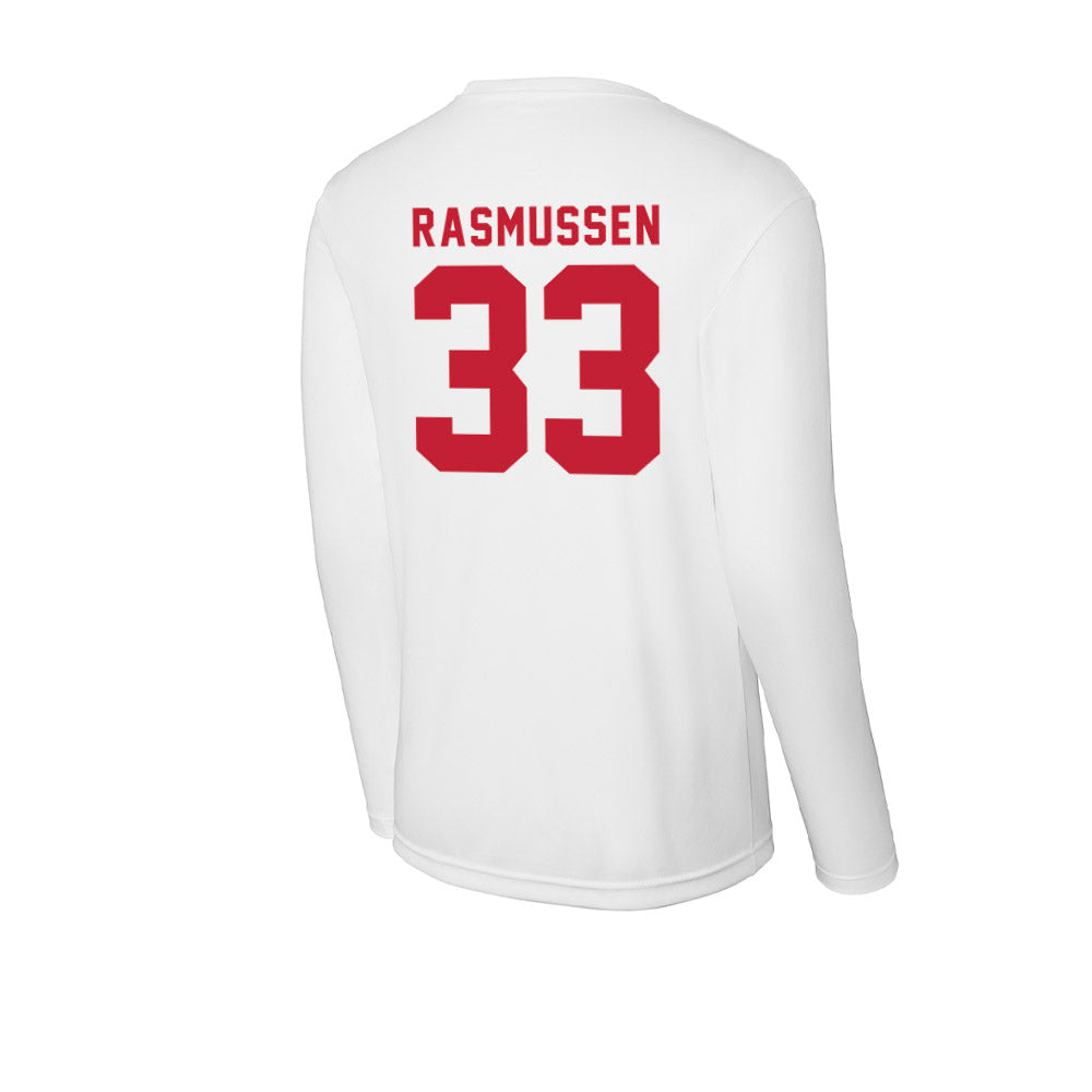 Miami of Ohio - NCAA Baseball : Jamie Rasmussen - Activewear Long Sleeve T-Shirt-1