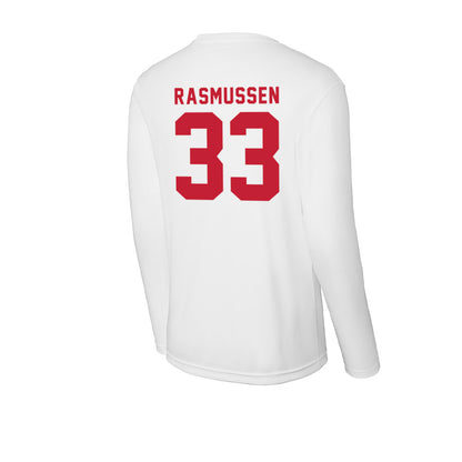 Miami of Ohio - NCAA Baseball : Jamie Rasmussen - Activewear Long Sleeve T-Shirt-1