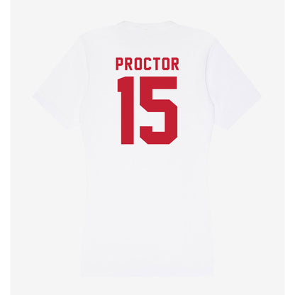 Miami of Ohio - NCAA Baseball : Keenan Proctor - Women's V-Neck T-Shirt-1