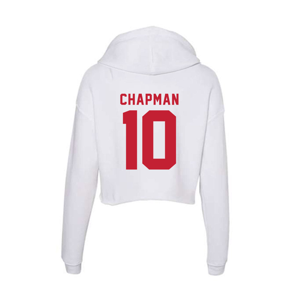 Miami of Ohio - NCAA Softball : Makaree Chapman - Classic Shersey Women's Crop Fleece Hooded Sweatshirt-1