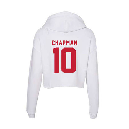 Miami of Ohio - NCAA Softball : Makaree Chapman - Classic Shersey Women's Crop Fleece Hooded Sweatshirt-1