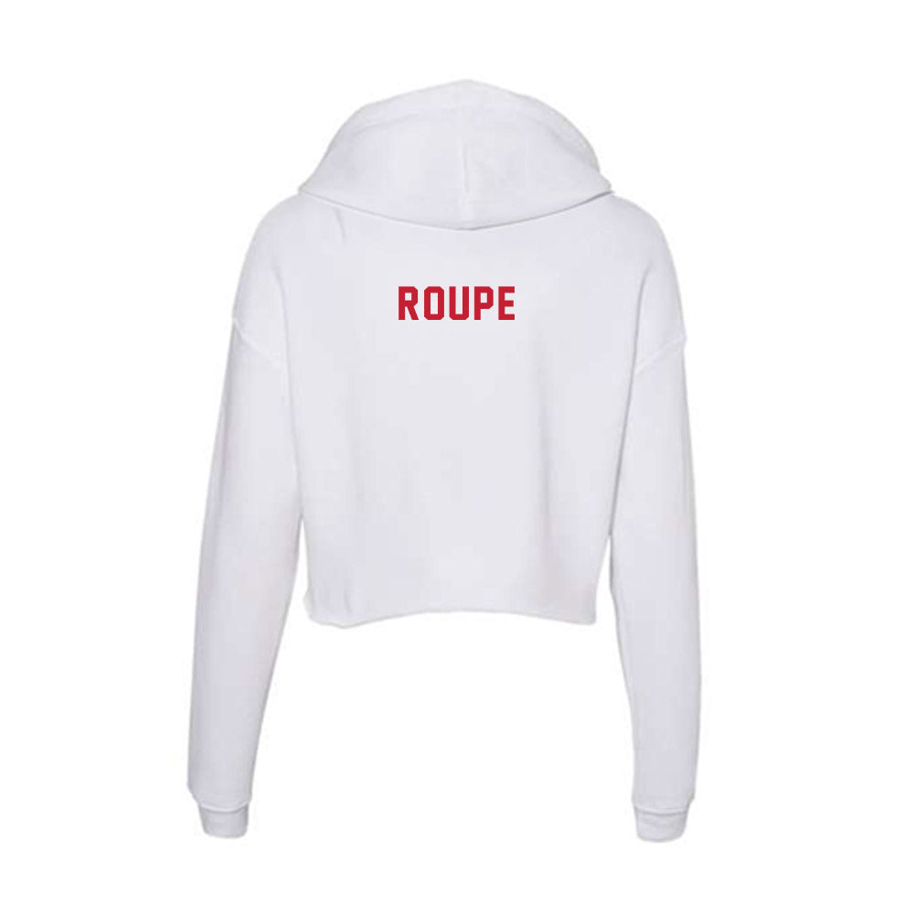 Miami of Ohio - NCAA Women's Synchronized Skating : Tessa Roupe - Women's Crop Fleece Hoodie-1