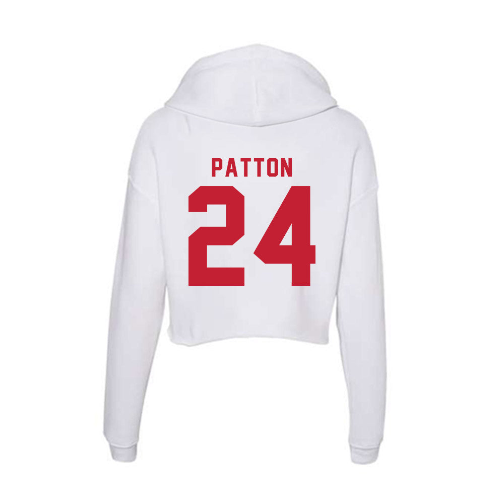 Miami of Ohio - NCAA Softball : Madie Patton - Women's Crop Fleece Hoodie-1