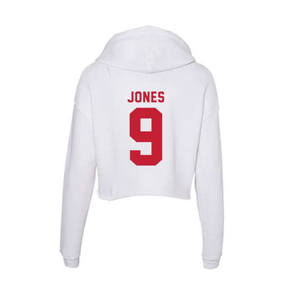 Miami of Ohio - NCAA Football : Dshawntae JONES - Women's Crop Fleece Hooded Sweatshirt-1