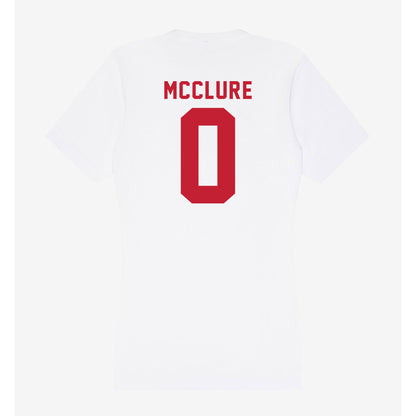 Miami of Ohio - NCAA Women's Basketball : Jaya McClure - Women's V-Neck T-Shirt-1