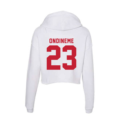 Miami of Ohio - NCAA Women's Basketball : Jade Ondineme - Women's Crop Fleece Hoodie-1