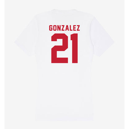 Miami of Ohio - NCAA Baseball : Ignacio Gonzalez - Women's V-Neck T-Shirt-1