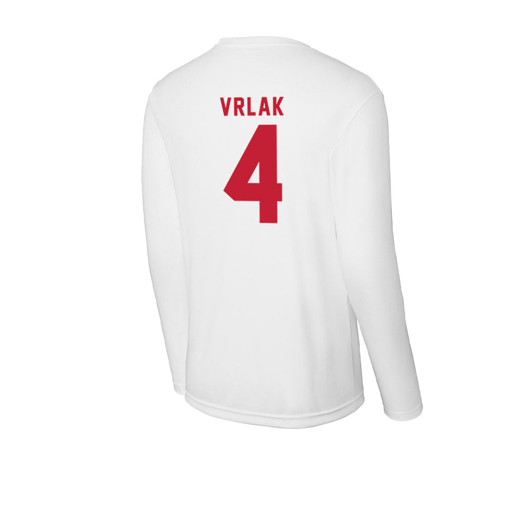 Miami of Ohio - NCAA Baseball : Jake Vrlak - Activewear Long Sleeve T-Shirt-1