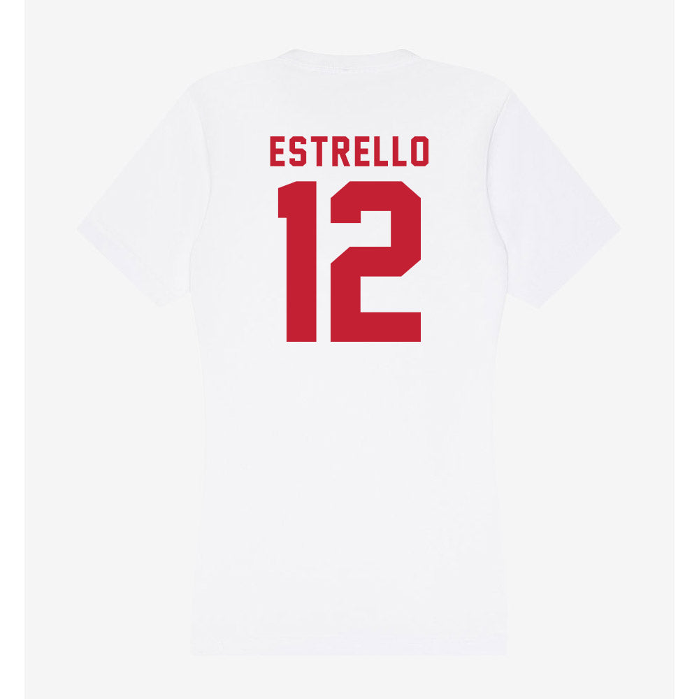 Miami of Ohio - NCAA Softball : Mia Estrello - Women's V-Neck T-Shirt-1