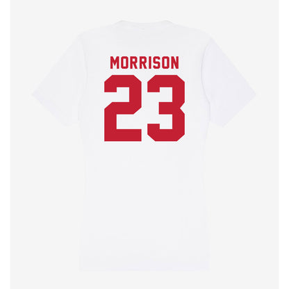 Miami of Ohio - NCAA Men's Ice Hockey : Brayden Morrison - Women's V-Neck T-Shirt-1