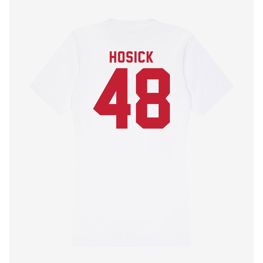 Miami of Ohio - NCAA Softball : Presley Hosick - Women's V-Neck T-Shirt-1