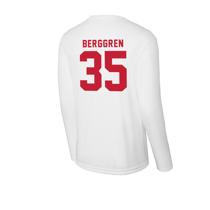 Miami of Ohio - NCAA Baseball : Austin Berggren - Activewear Long Sleeve T-Shirt-1