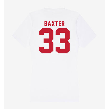 Miami of Ohio - NCAA Women's Basketball : Addison Baxter - Women's V-Neck T-Shirt-1