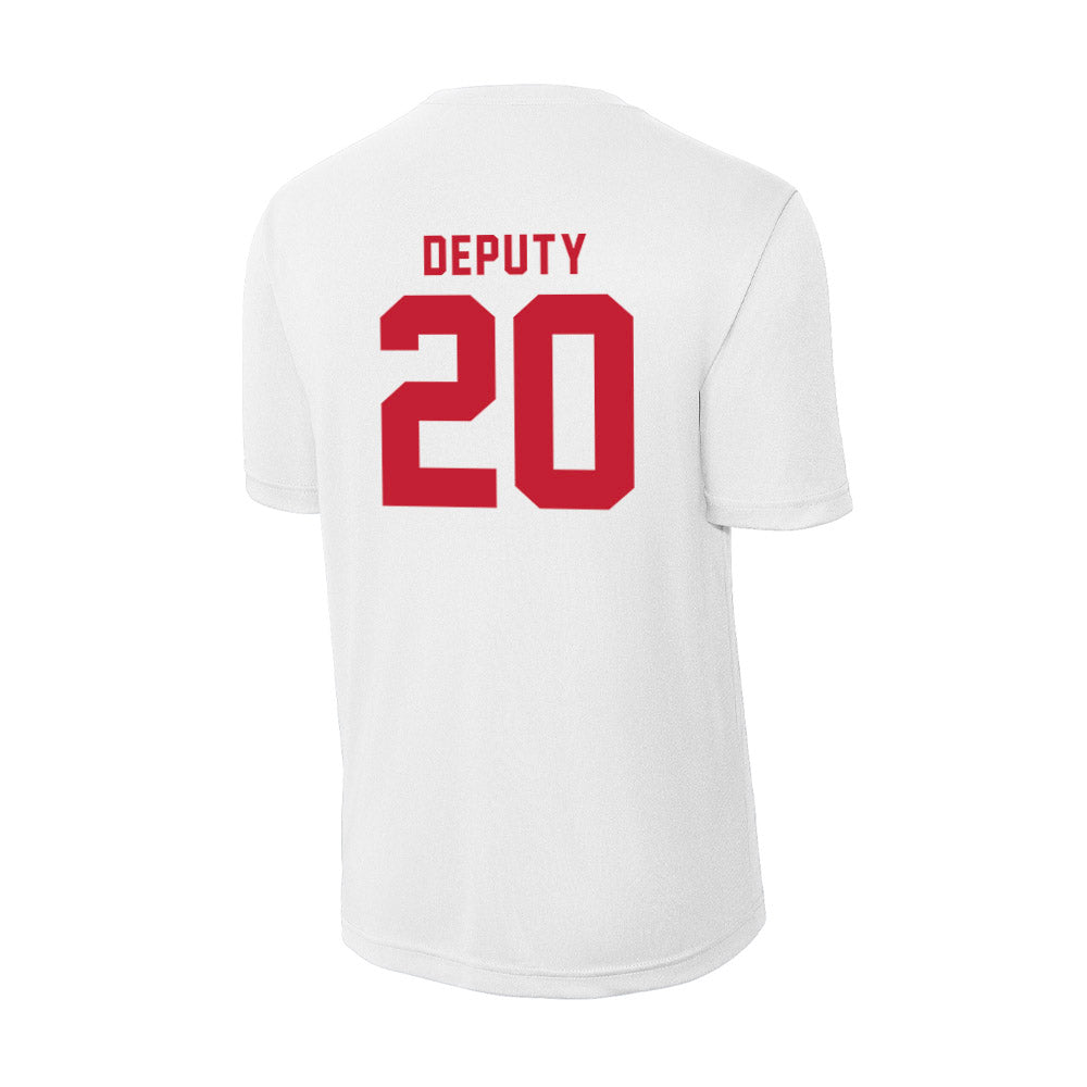 Miami of Ohio - NCAA Men's Ice Hockey : David Deputy - Activewear T-Shirt-1