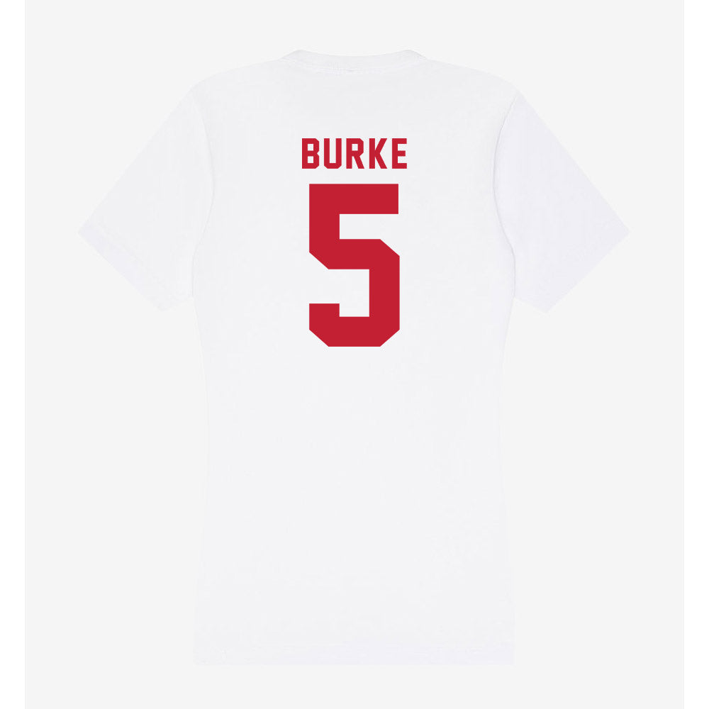 Miami of Ohio - NCAA Baseball : Clayton Burke - Women's V-Neck T-Shirt-1
