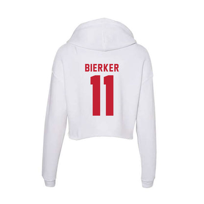 Miami of Ohio - NCAA Women's Soccer : Averie Bierker - Women's Crop Fleece Hoodie-1