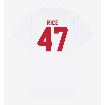 Miami of Ohio - NCAA Football : Brach Rice - Women's V-Neck T-Shirt-1