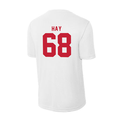 Miami of Ohio - NCAA Men's Ice Hockey : Ethan Hay - Activewear T-Shirt-1