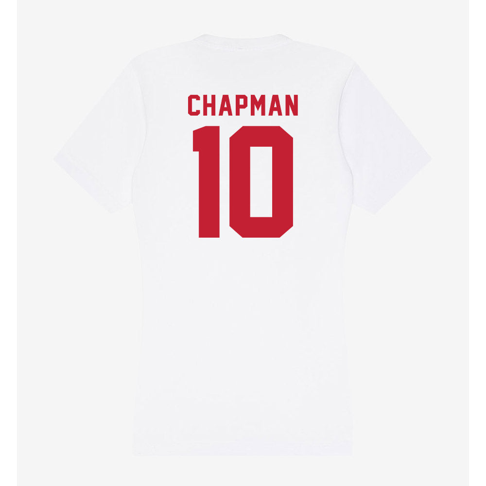Miami of Ohio - NCAA Softball : Makaree Chapman - Classic Shersey Women's V-Neck T-Shirt-1