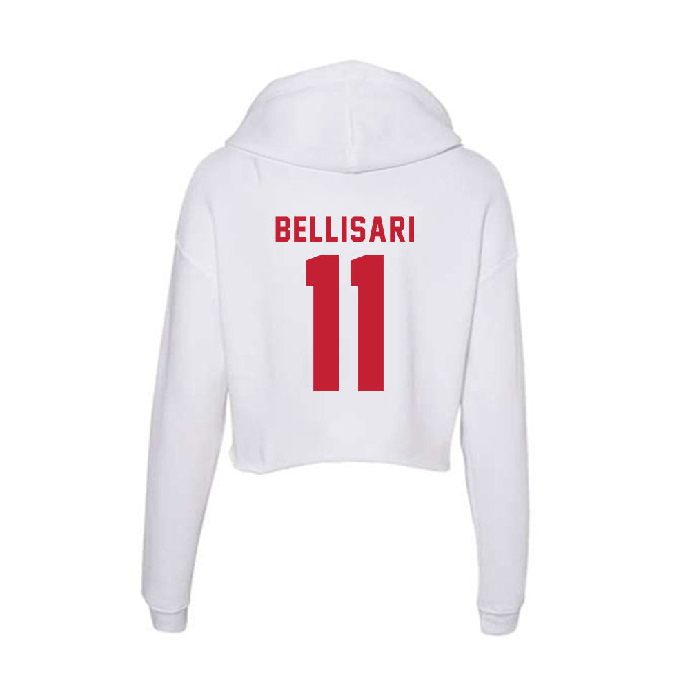 Miami of Ohio - NCAA Football : Drew Bellisari - Women's Crop Fleece Hoodie-1