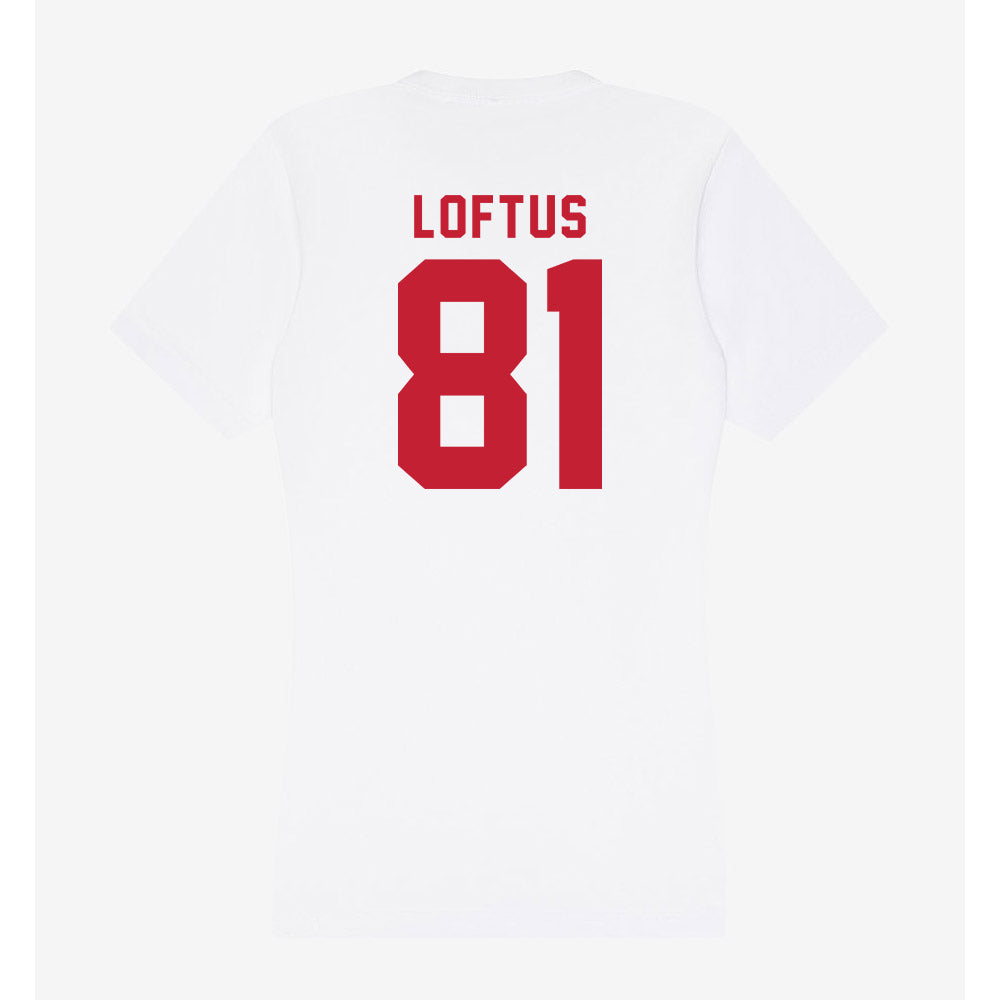 Miami of Ohio - NCAA Football : Brendan Loftus - Women's V-Neck T-Shirt-1