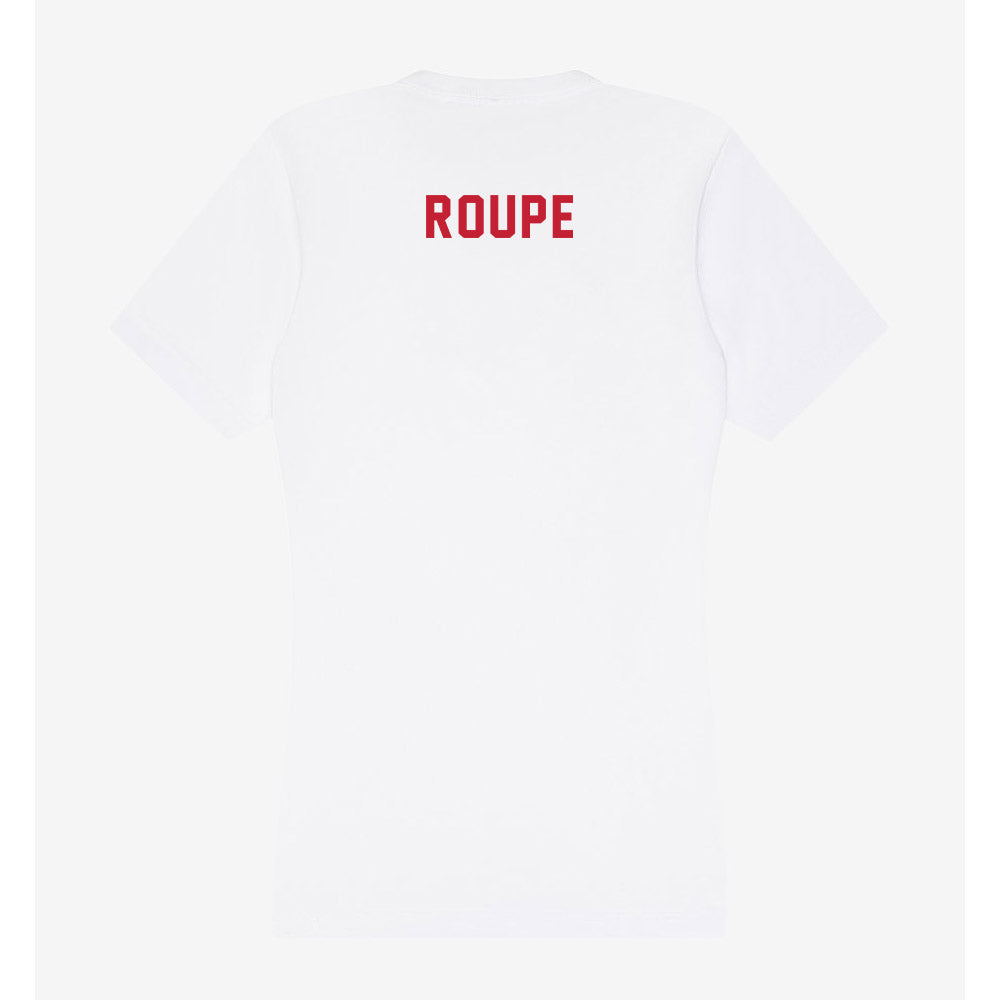 Miami of Ohio - NCAA Women's Synchronized Skating : Tessa Roupe - Women's V-Neck T-Shirt-1