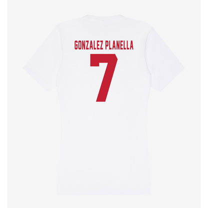 Miami of Ohio - Women's Basketball Alumni : Clara Gonzalez Planella - Women's V-Neck T-Shirt-1