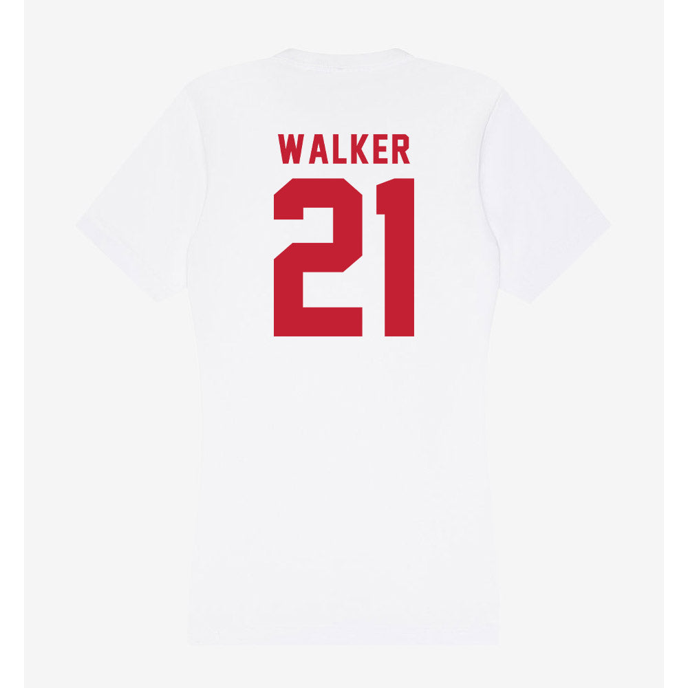 Miami of Ohio - NCAA Men's Ice Hockey : Bradley Walker - Women's V-Neck T-Shirt-1