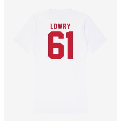 Miami of Ohio - NCAA Football : Andrew Lowry - Women's V-Neck T-Shirt-1