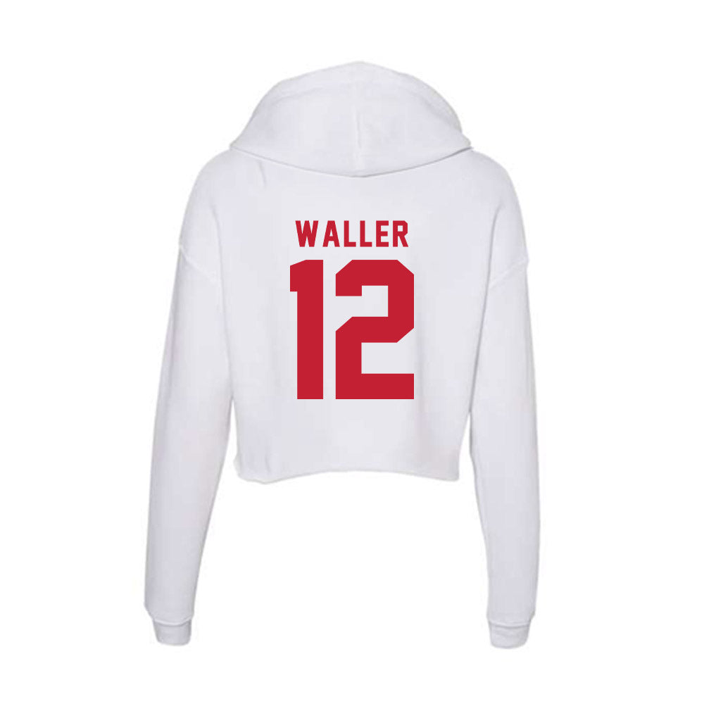 Miami of Ohio - NCAA Women's Volleyball : Sydney Waller - Women's Crop Fleece Hoodie-1