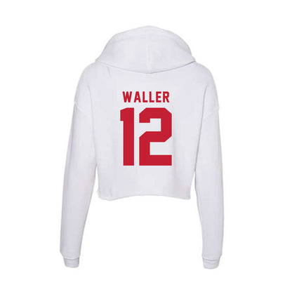 Miami of Ohio - NCAA Women's Volleyball : Sydney Waller - Women's Crop Fleece Hoodie-1
