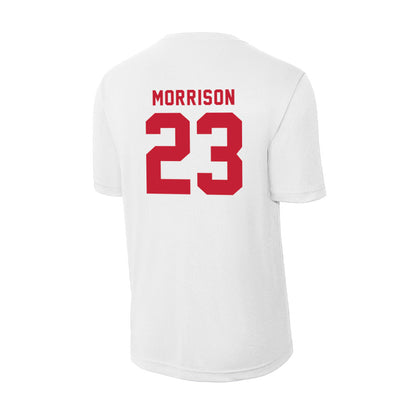Miami of Ohio - NCAA Men's Ice Hockey : Brayden Morrison - Activewear T-Shirt-1