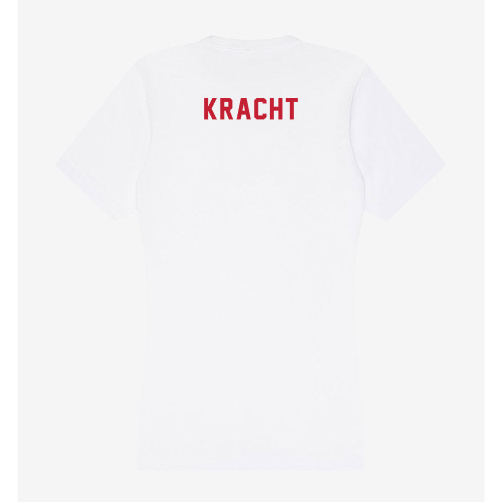 Miami of Ohio - NCAA Women's Synchronized Skating : Sophia Kracht - Women's V-Neck T-Shirt-1