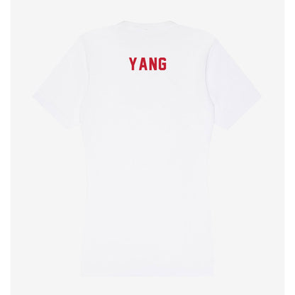 Miami of Ohio - NCAA Women's Synchronized Skating : Hannah Yang - Women's V-Neck T-Shirt-1