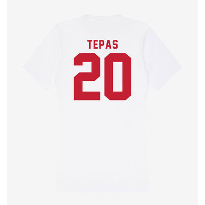 Miami of Ohio - NCAA Football : Ian Tepas - Women's V-Neck T-Shirt-1