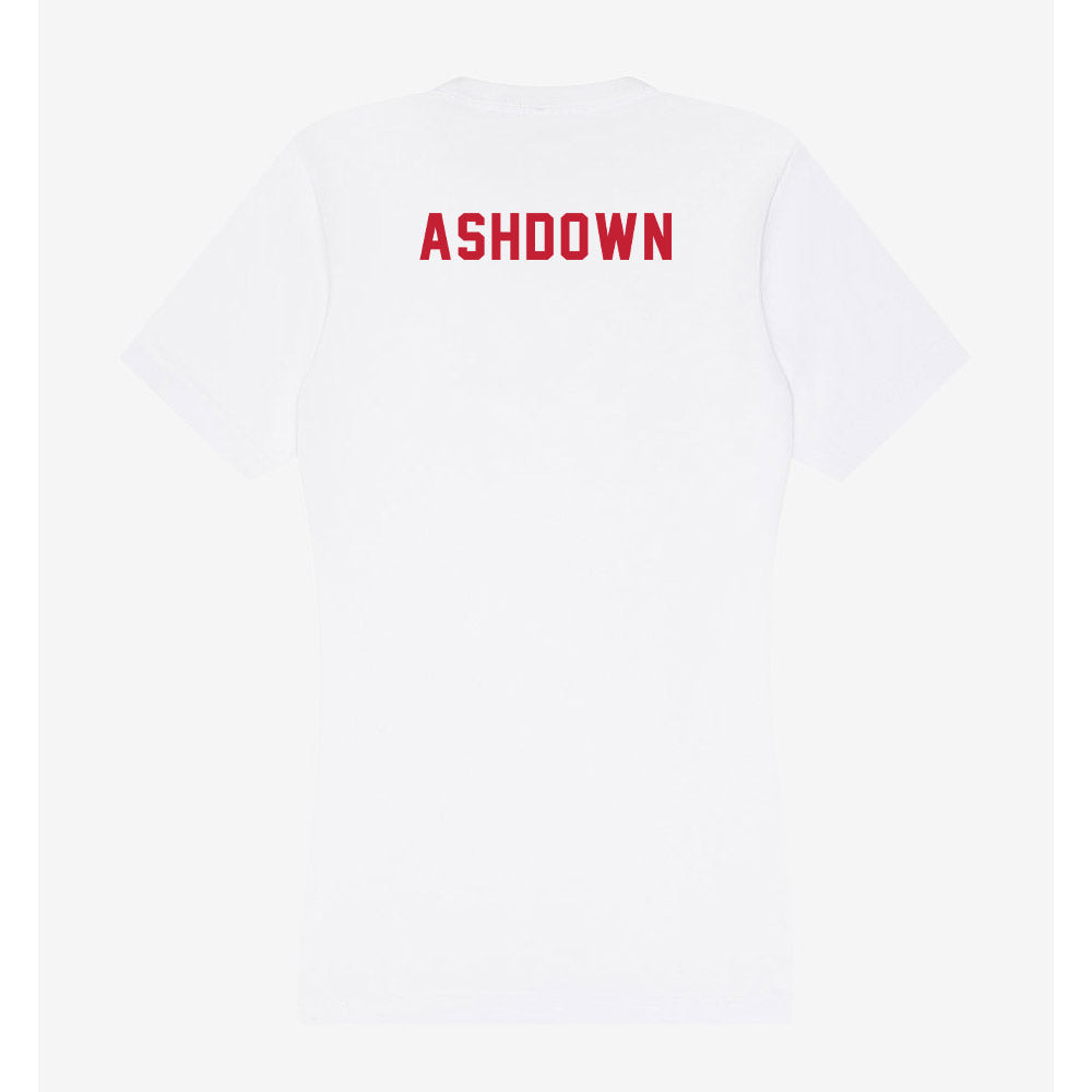 Miami of Ohio - NCAA Women's Synchronized Skating : Eleanor Ashdown - Women's V-Neck T-Shirt-1
