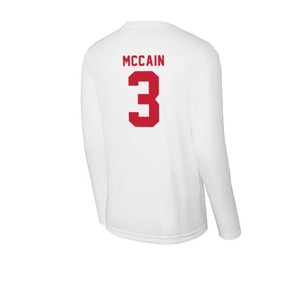 Miami of Ohio - NCAA Football : Malcolm McCain - Activewear Long Sleeve T-Shirt-1