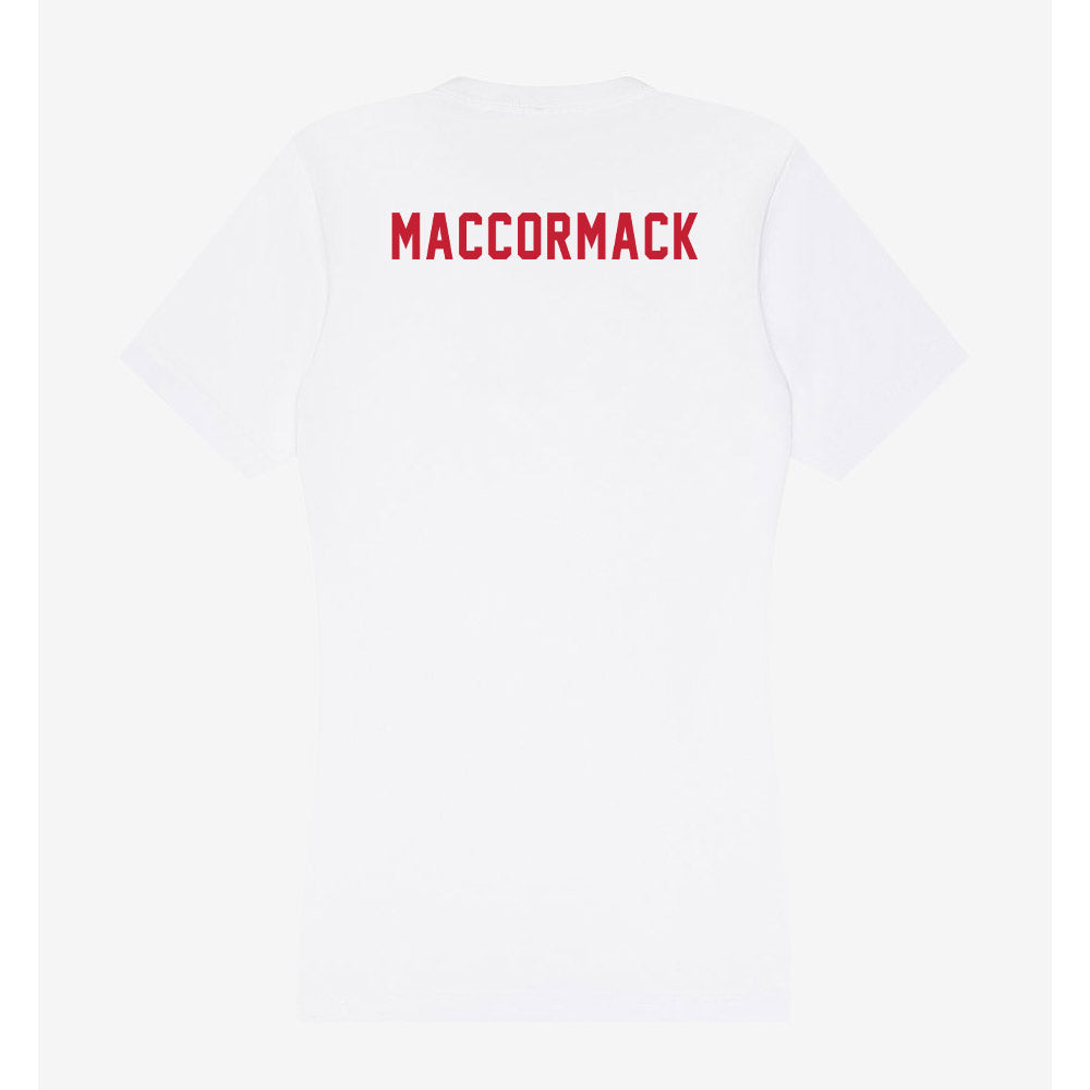 Miami of Ohio - NCAA Women's Synchronized Skating : Ava MacCormack - Women's V-Neck T-Shirt-1