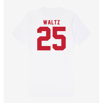 Miami of Ohio - NCAA Men's Basketball : Kyle Waltz - Women's V-Neck T-Shirt-1