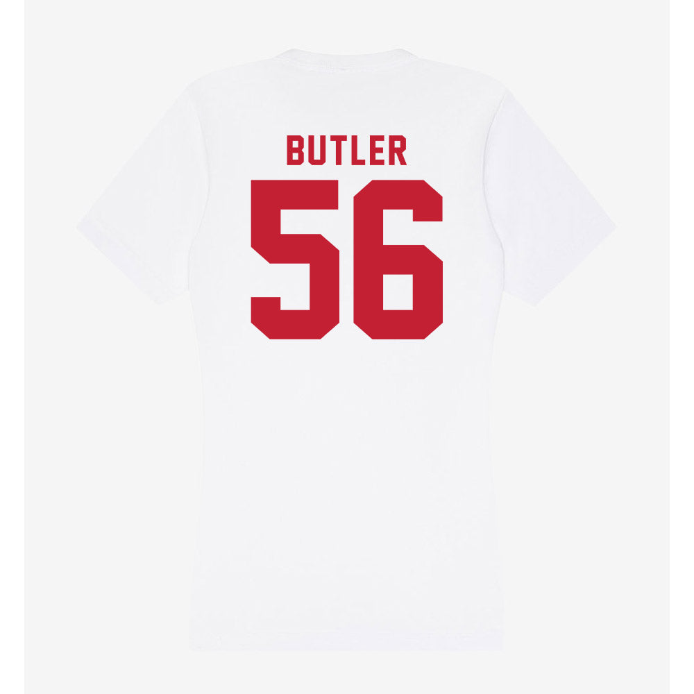Miami of Ohio - NCAA Football : Mitchell Butler - Women's V-Neck T-Shirt-1