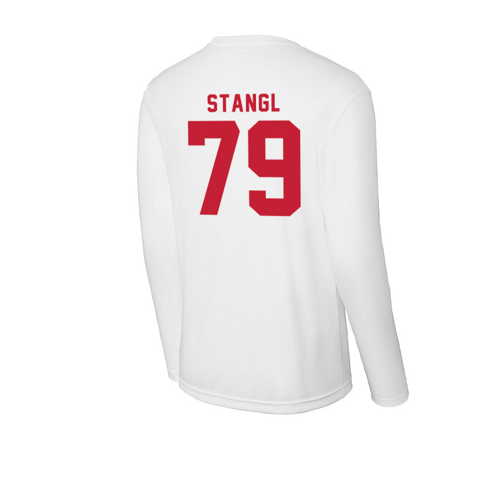 Miami of Ohio - NCAA Football : Jonathan Stangl - Activewear Long Sleeve T-Shirt-1
