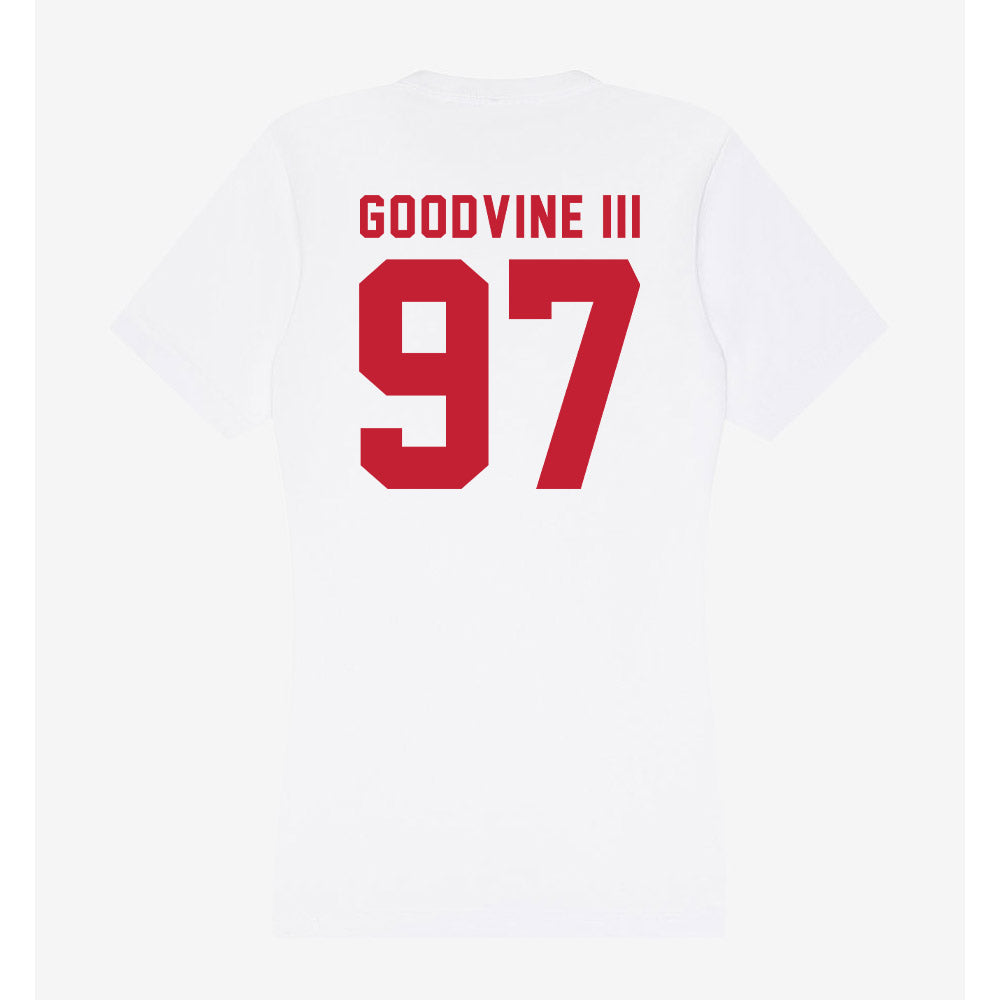 Miami of Ohio - NCAA Football : William Goodvine III - Women's V-Neck T-Shirt-1
