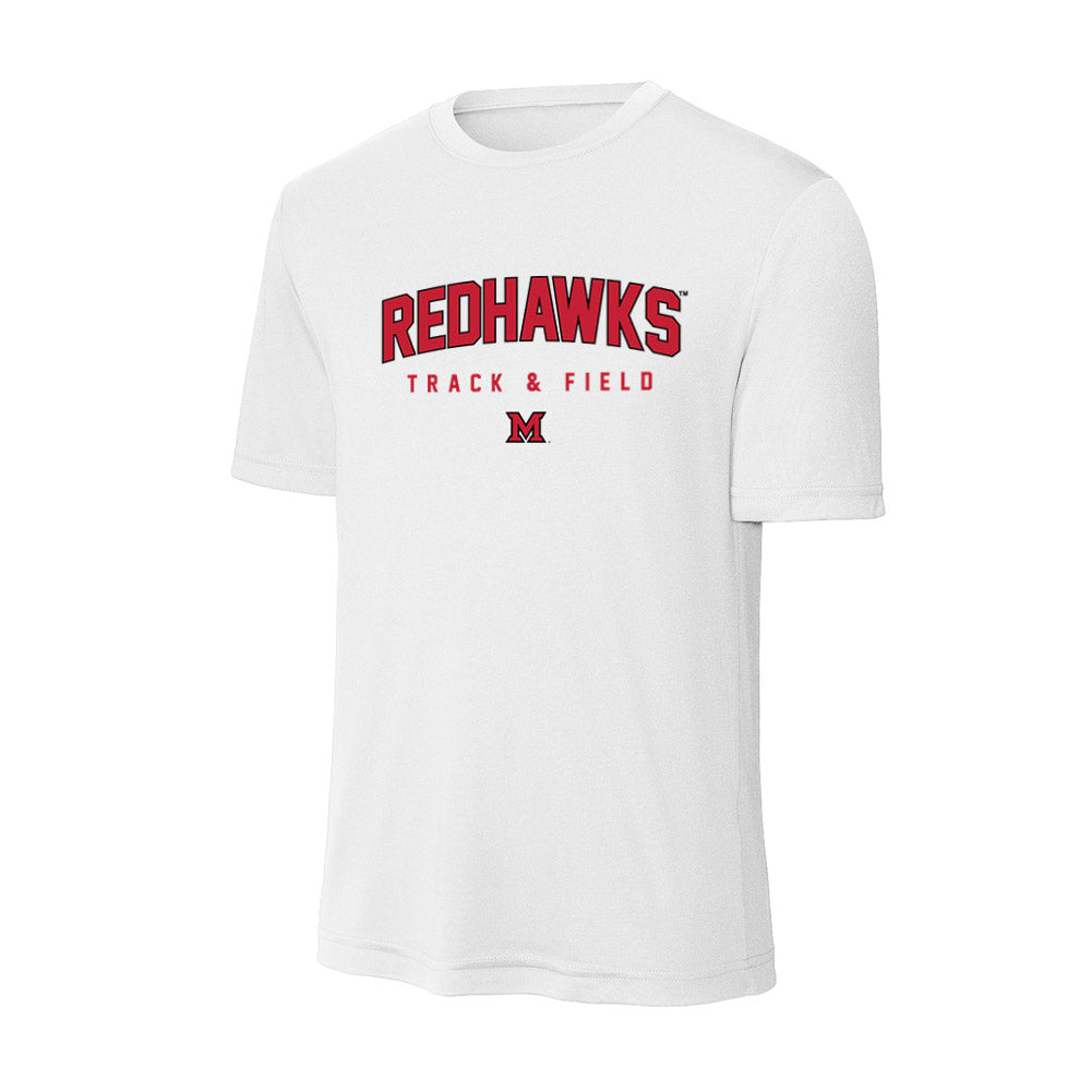 Miami of Ohio - NCAA Men's Track & Field : Julian Mills - Classic Shersey Activewear T-Shirt-0