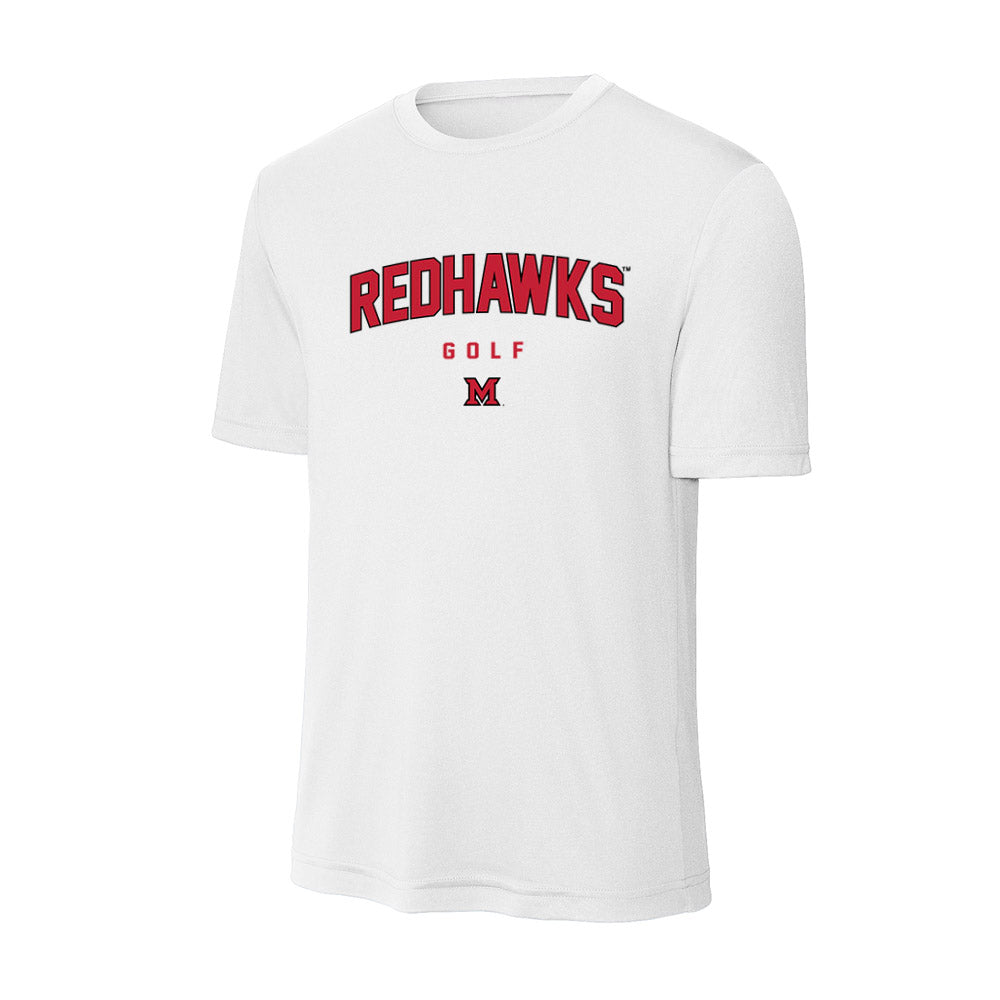 Miami of Ohio - NCAA Men's Golf : Dean Upholzer - Activewear T-Shirt-0