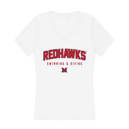 Miami of Ohio - Men's Swimming & Diving Alumni : Kevin Donaldson - Classic Shersey Women's V-Neck T-Shirt-0