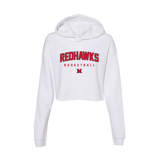Miami of Ohio - NCAA Women's Basketball : Camille Jackson - Classic Shersey Women's Crop Fleece Hooded Sweatshirt-0