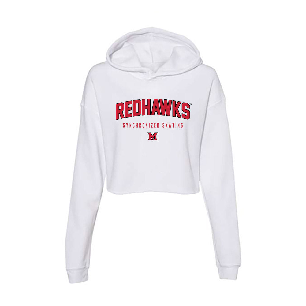 Miami of Ohio - NCAA Women's Synchronized Skating : Tessa Roupe - Women's Crop Fleece Hoodie-0