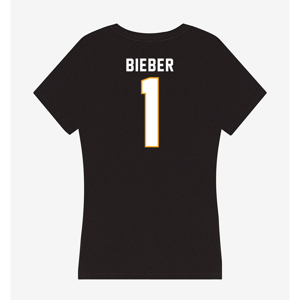 VCU - NCAA Women's Field Hockey : Claire Bieber - Women's V-Neck T-Shirt-1